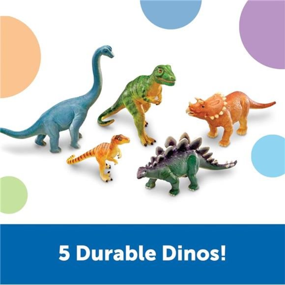 Learning Resources Jumbo Dinosaurs - Toddler Learning Toys, Dinosaurs Toys - Picture 2 of 6
